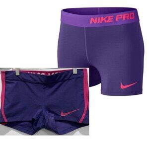 NIKE  DRI-FIT Training Shorts-Purple Medium